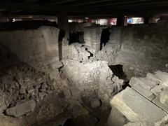 Archeological crypt of the Île de la Cité in Paris