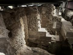 Archeological crypt of the Île de la Cité in Paris