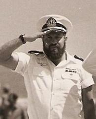 Salute by Israeli Navy officers at the Tomb of the Unknown Soldier in Egypt