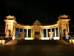 Unknown Soldier Memorial, Alexandria, Egypt, night view