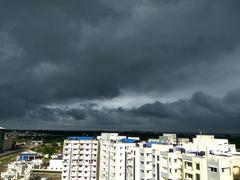 Valsad city aerial view