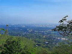 view of Valsad City from Parnera Hill