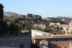 View of Gianicolo Hill in Rome