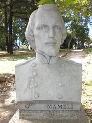 Bust of Goffredo Mameli at Gianicolo