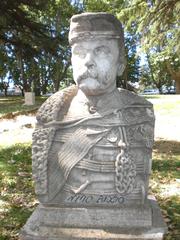 Bust of Nino Bixio at the Janiculum in Rome