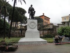 Statue of Ciceruacchio in Rome's Gianicolo