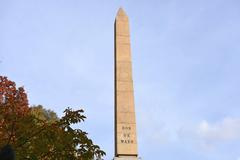 Monument to the Fallen for Spain on Paseo del Prado in Madrid