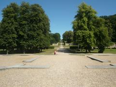 main entrance of Marly-le-Roi park museum promenade