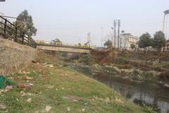 Bridge of Bagmati River near Ganesh Park in Kathmandu