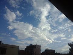 clouds seen from Kathmandu during monsoon