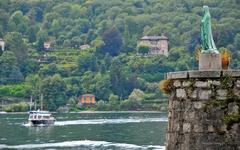 Isola dei Pescatori on Lake Maggiore with fishing village