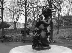 Bilboko Meneken Pixa statue in Bilbao, Spain