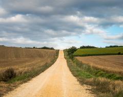 Gravel track in Valverde, Olarizu, Vitoria-Gasteiz