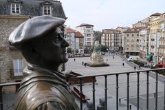 Statue of Celedón in Virgen Blanca Square, Vitoria