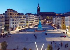 Plaza Virgen Blanca de Vitoria after renovation