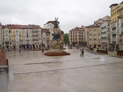 Plaza de la Virgen Blanca in Vitoria-Gasteiz, Spain