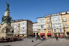 Plaza de la Virgen Blanca in Vitoria-Gasteiz, Basque Country, Spain