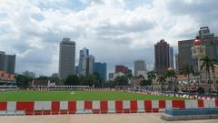 Dataran Merdeka wide view Kuala Lumpur