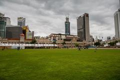 Merdeka Square at dusk in Kuala Lumpur