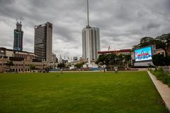 Merdeka Square in Kuala Lumpur at dusk