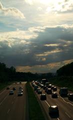 A8 Autobahn towards Karlsruhe