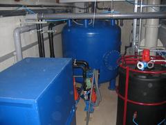 advanced treatment filters in wastewater treatment plant