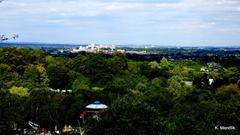 Legoland Windsor with Windsor Castle in the distance