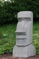 Lego Easter Island replica