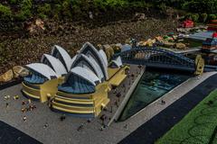 Lego Sydney Opera House model