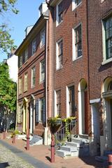 Elfreth's Alley in Philadelphia, Pennsylvania