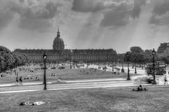 Esplanade des Invalides in Paris