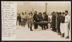 President Poincaré decorating soldiers on the Esplanade des Invalides