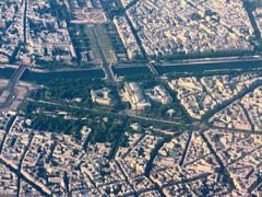 Grand Palais, Petit Palais, Palais de l'Élysée, and esplanade of the Invalides in Paris