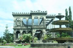 Ruins of Don Mariano Ledesma Lacson's mansion in Talisay City, Philippines