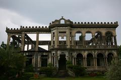 Ruins of Don Mariano Ledesma Lacson mansion in Bacolod, Philippines