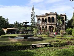 The Ruins mansion and fountain in Talisay City, Negros Occidental