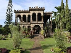 The Ruins mansion south facade in Talisay City, Negros Occidental