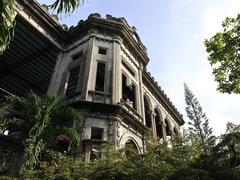 The Ruins mansion west facade in Talisay, Negros Occidental