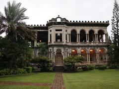 The Ruins mansion west facade in Talisay, Negros Occidental