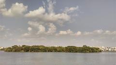 Island in Madiwala Lake, Bangalore