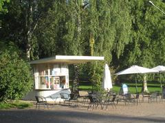 Kaisaniemi Park and the Botanical Gardens monument in Finland