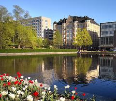 monument in Kaisaniemi Park and Botanical Gardens, Finland