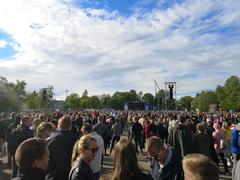 Kaisaniemi Park celebrations of IIHF World Championship victory in Helsinki