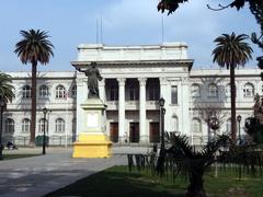 Front view of the National Museum of Natural History of Chile