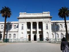 Front view of the National Museum of Natural History of Chile