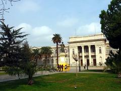 Front view of MNHN from Quinta Normal Park