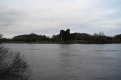 Menlough Castle on the North Bank of River Corrib