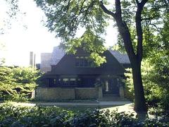 Frank Lloyd Wright's home side in Oak Park