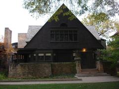 West side of Frank Lloyd Wright Home and Studio