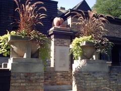 entry to Frank Lloyd Wright's Studio in Oak Park, Illinois